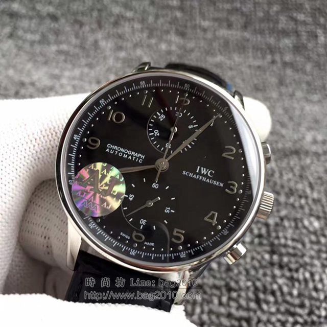 IWC手錶 V4版 IWC萬國葡萄牙系列 自動機械計時跑秒腕表3714 IW371445 萬國男表 萬國高端機械男士腕表  hds1157